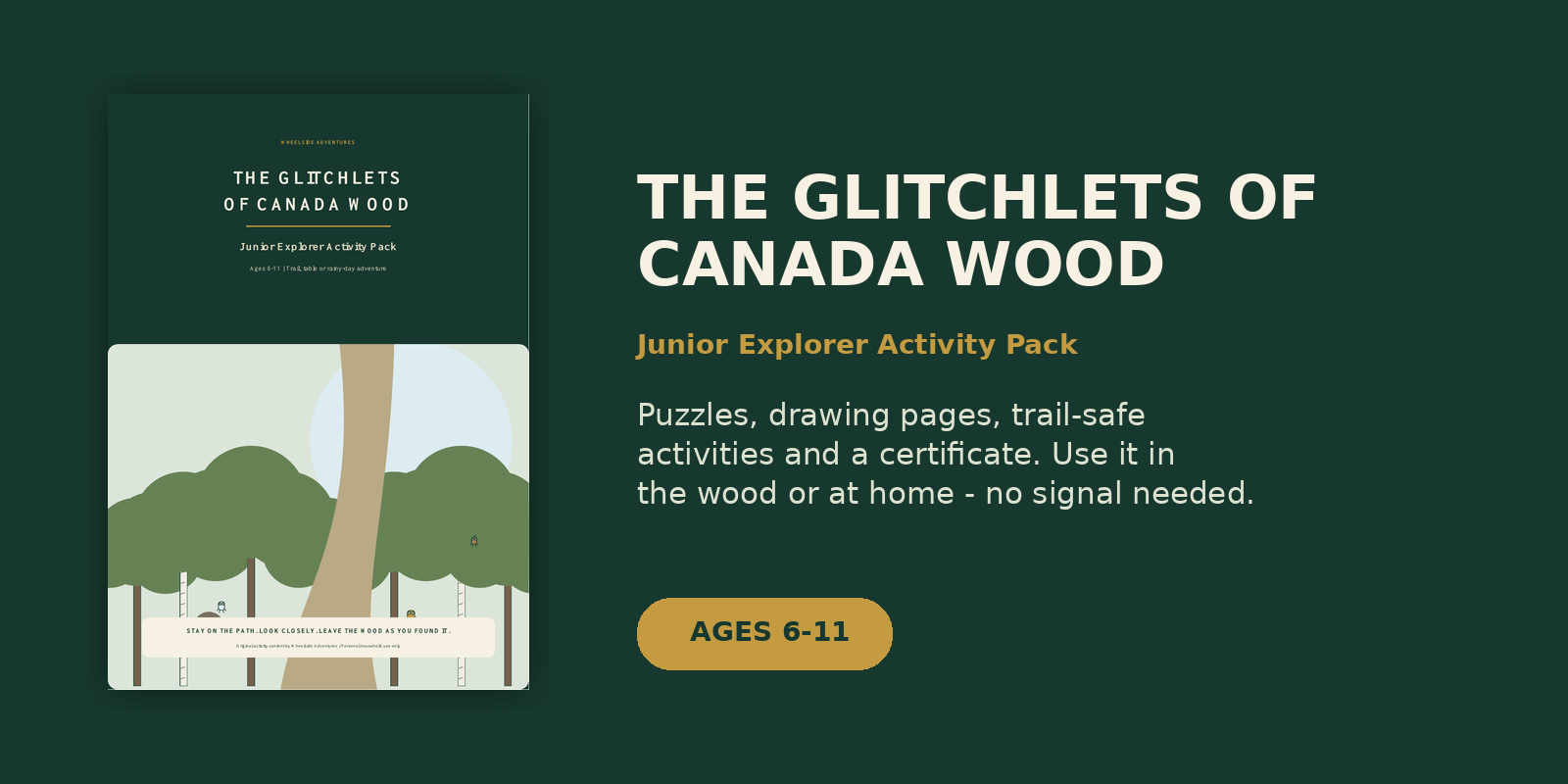 Glitchlets exploring Canada Wood